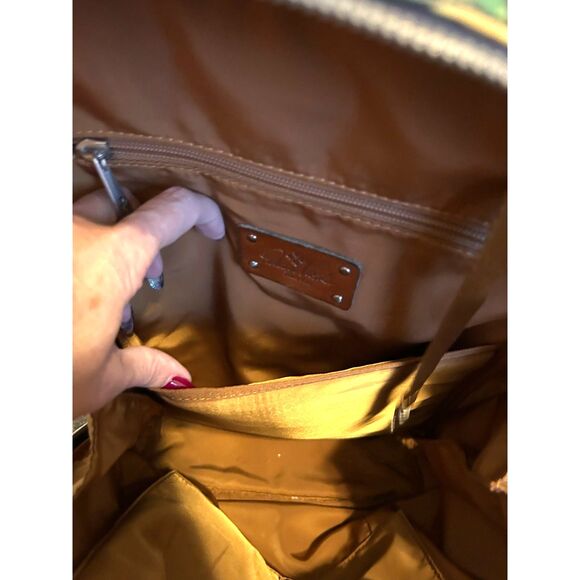 Patricia Nash Lemon Print Backpack - Picture 2 of 12